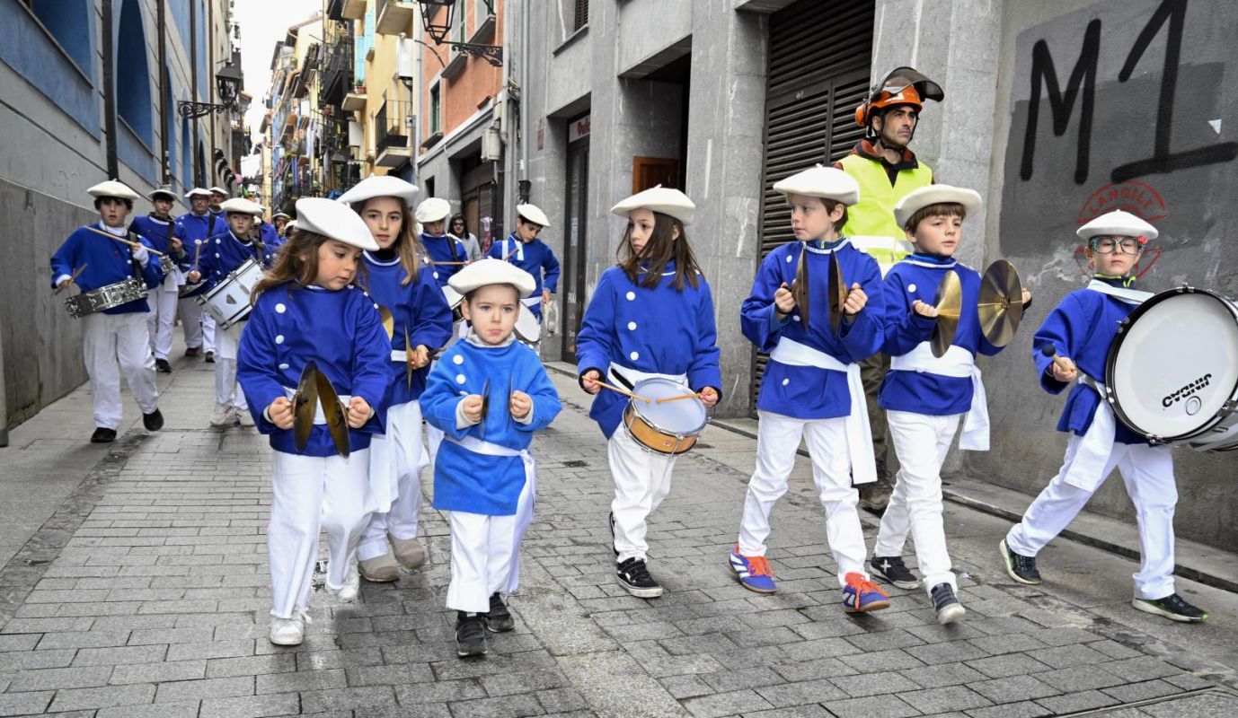 Remate festivo de los carnavales de Tolosa