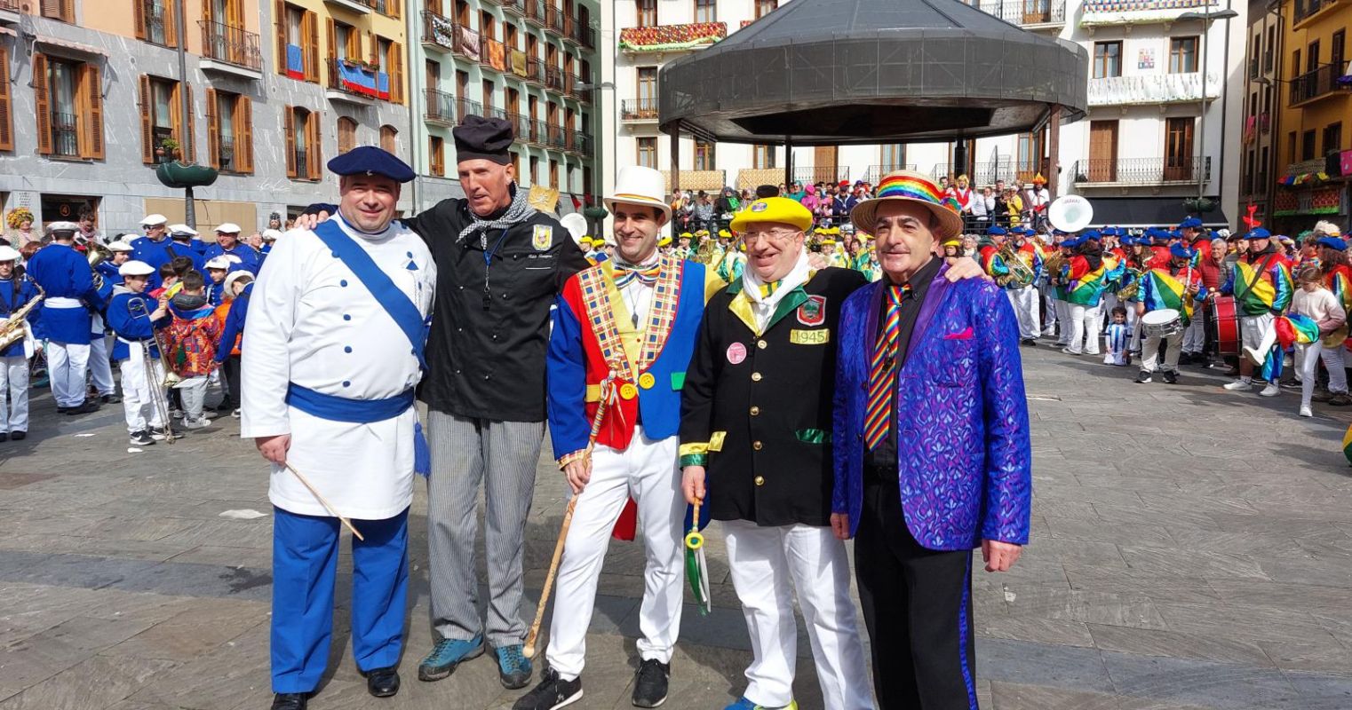 Remate festivo de los carnavales de Tolosa