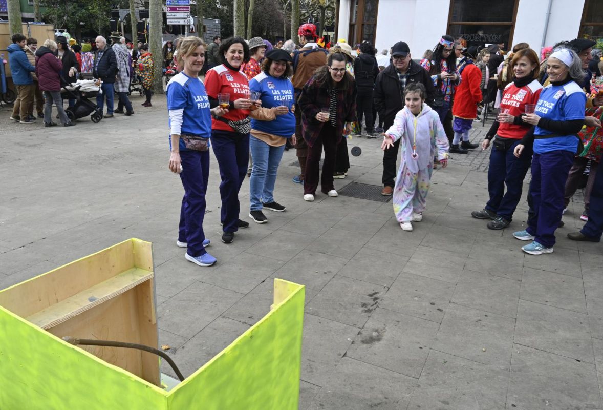 Remate festivo de los carnavales de Tolosa