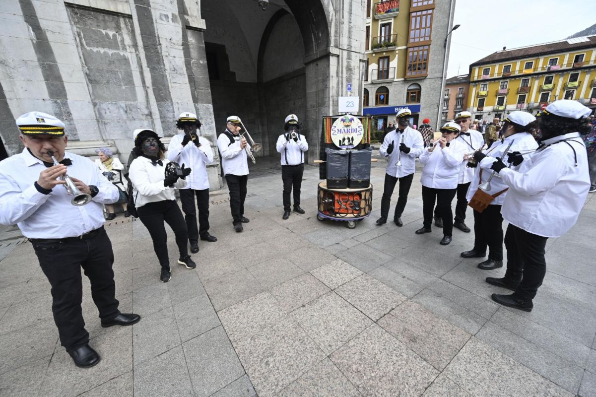 Remate festivo de los carnavales de Tolosa