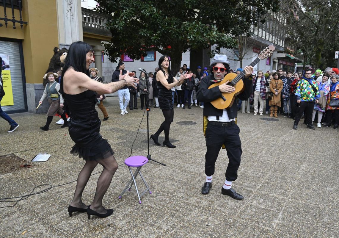 Remate festivo de los carnavales de Tolosa