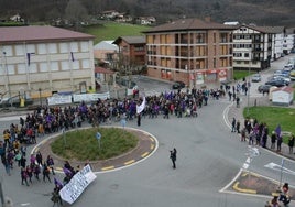 Manifestación celebrada con anterioridad en Doneztebe.