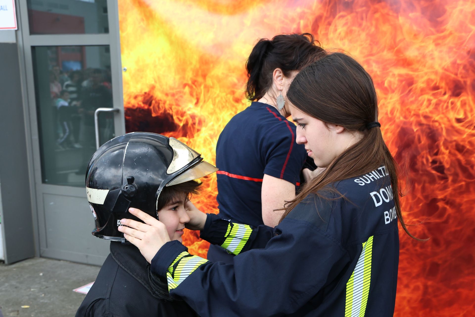 Así ha sido la jornada de puertas abiertas en el parque de bomberos de Donostia