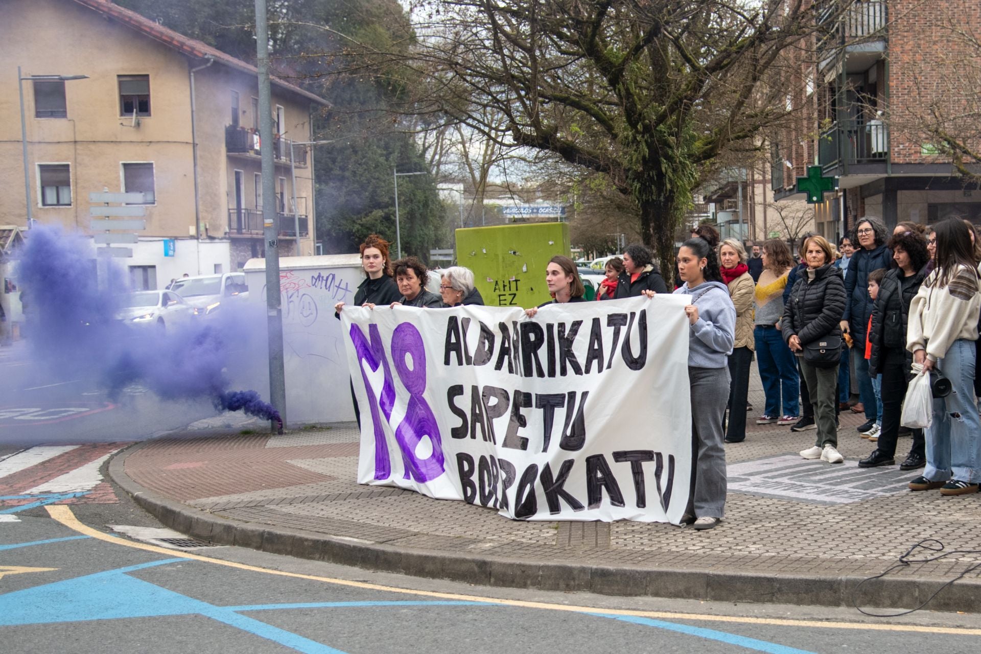 Gipuzkoa se tiñe de morado por el 8M