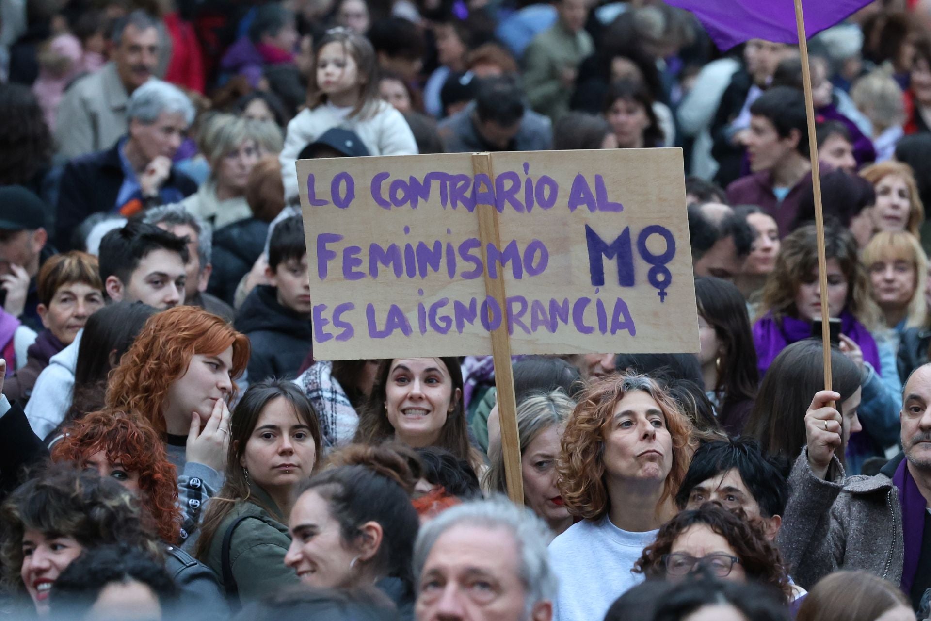 Gipuzkoa se tiñe de morado por el 8M