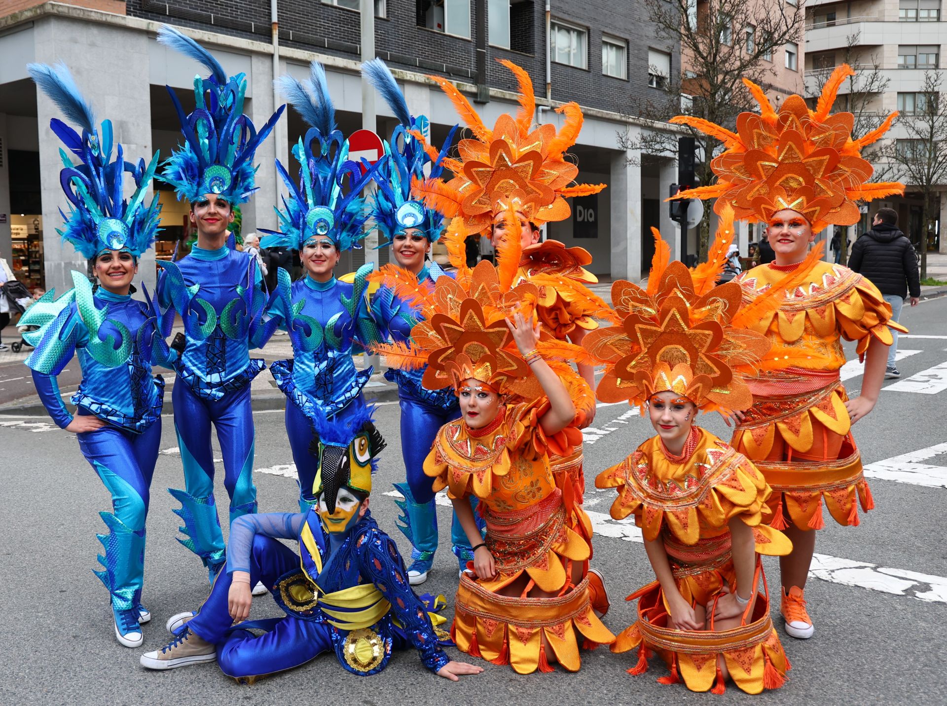 Las imágenes del desfile de carnaval en Riberas de Loiola