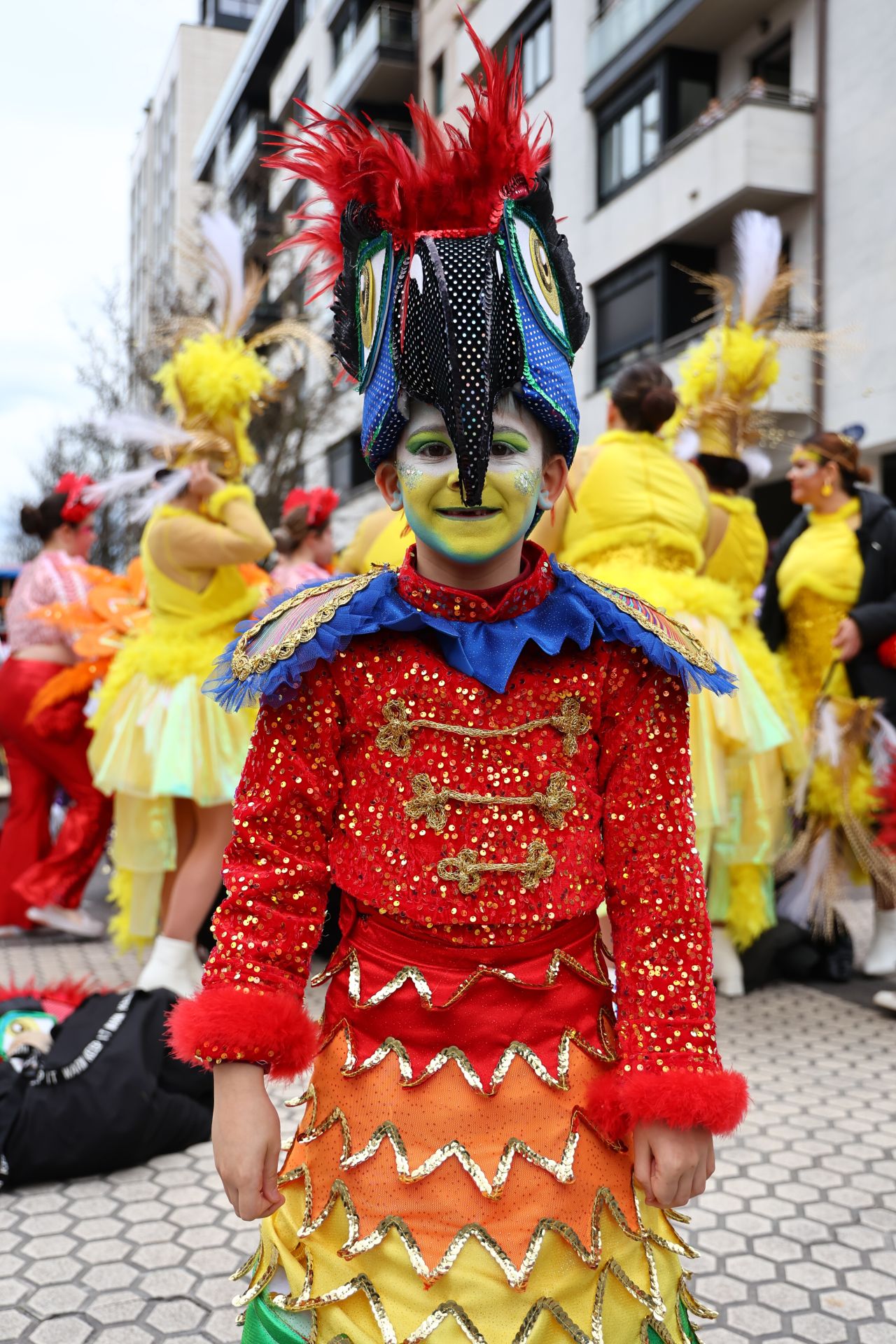 Las imágenes del desfile de carnaval en Riberas de Loiola