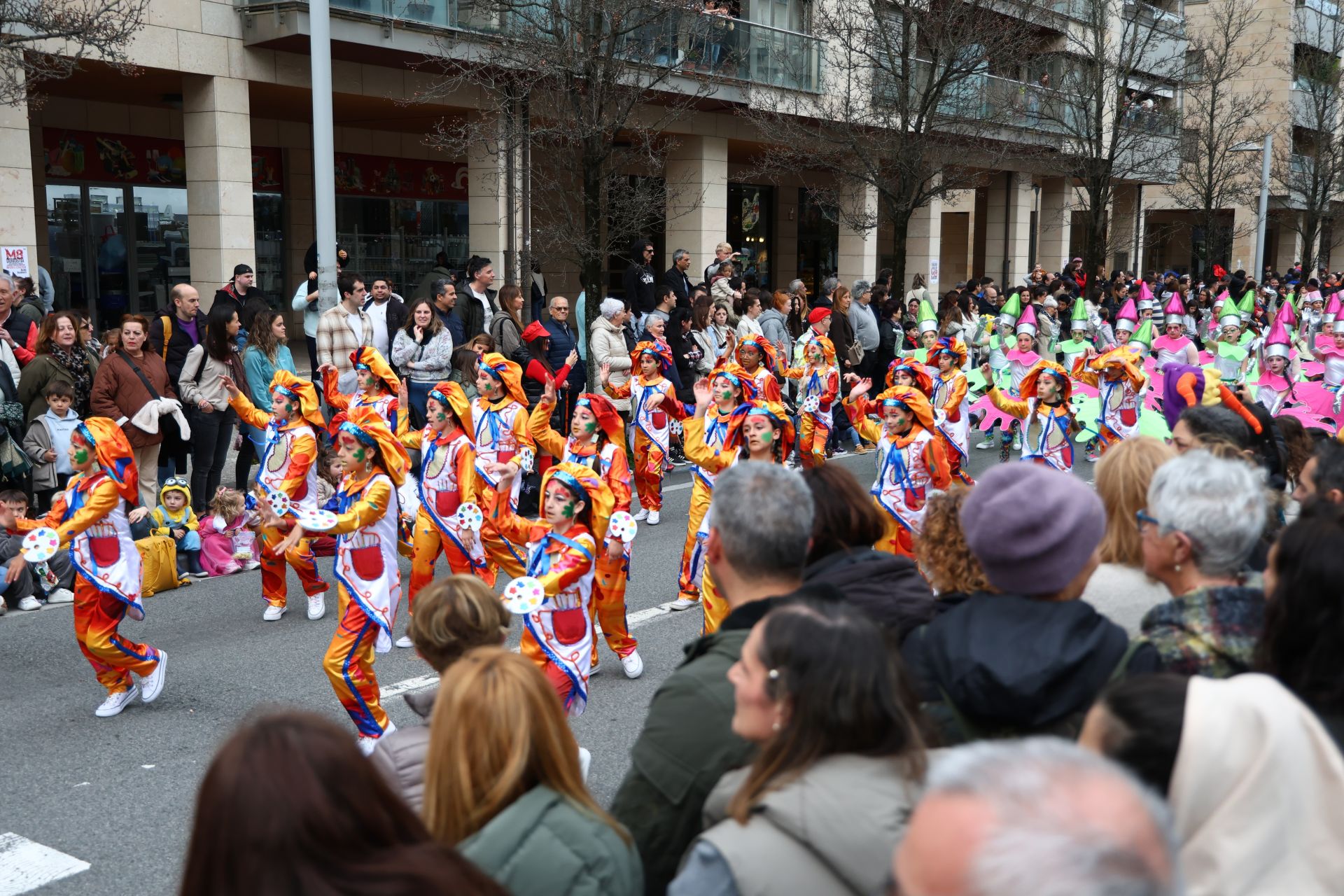 Las imágenes del desfile de carnaval en Riberas de Loiola