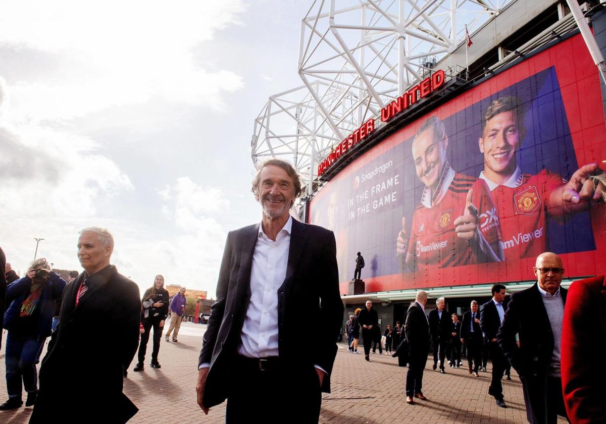 Jim Ratcliffe, en Old Trafford.