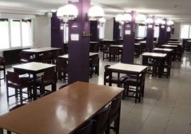 Bar-comedor del centro social de Legazpi.
