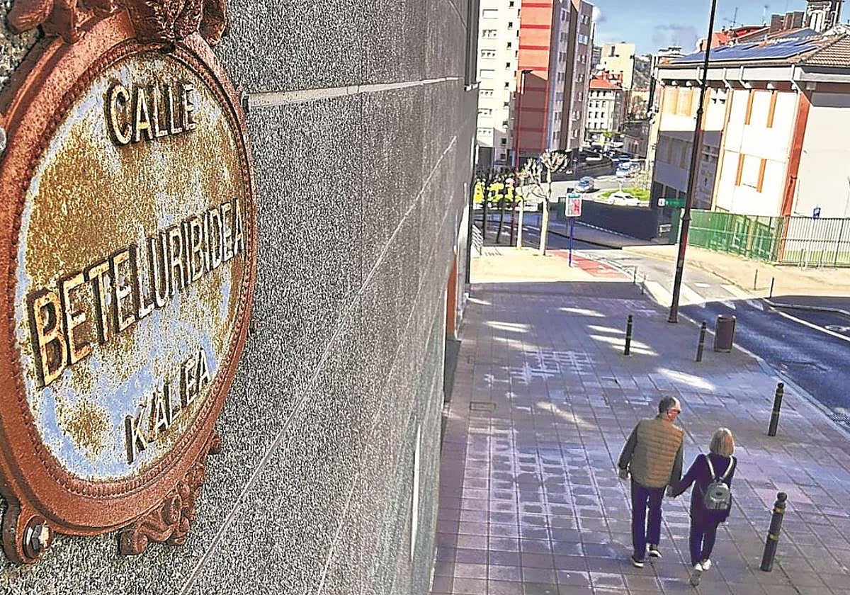 Calle de Barakaldo en el que se produjo el accidente mortal.