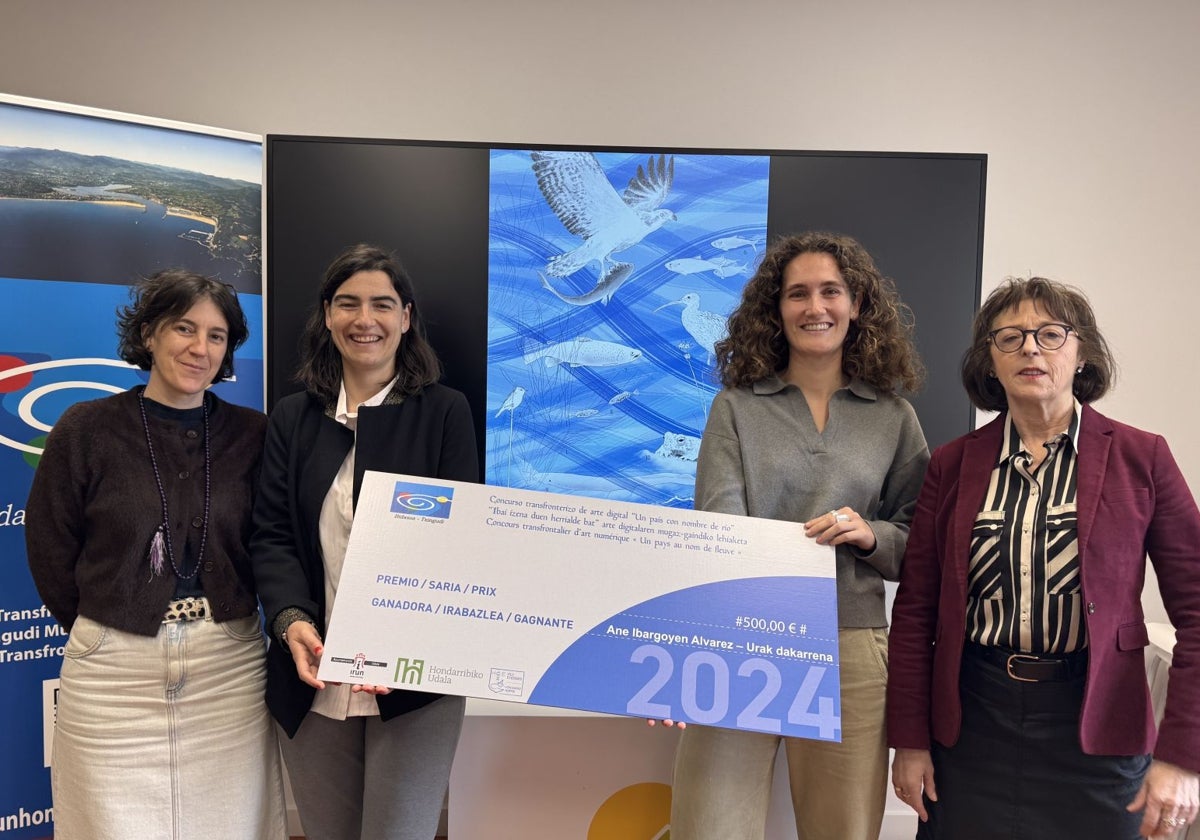 Ane Ibargoyen gana con 'Urak dakarrena' el Concurso de Arte Digital del Consorcio Transfronterizo