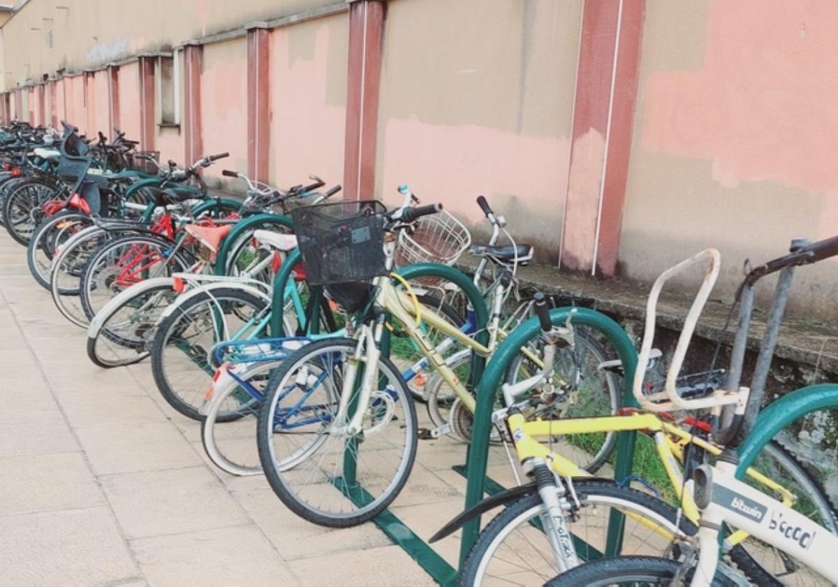 Bicicleteros para la estación