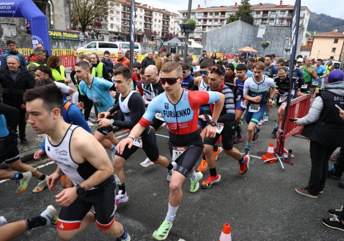 Valoración positiva de la primera edición del Duatlón de Andoain