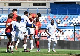 Jon Martín batió de esta manera a la selección gala