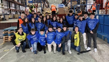 Santo Tomas Lizeoko ikasleen bilketa solidarioa: ongizatearen alde elkartuta