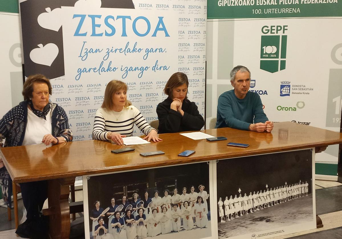 Las mujeres pelotaris, protagonistas en Zestoa y Azpeitia