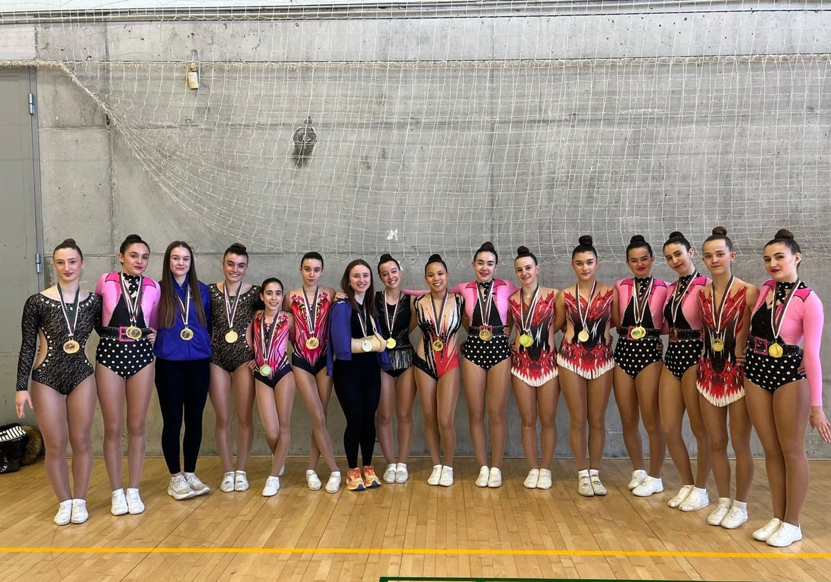 Dragoi Gimnasia Taldeko kideen lan bikaina Gasteizen