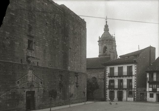La plaza de Armas, en los años 40.