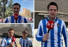 La afición en Madrid: «Remontada y a La Cartuja»
