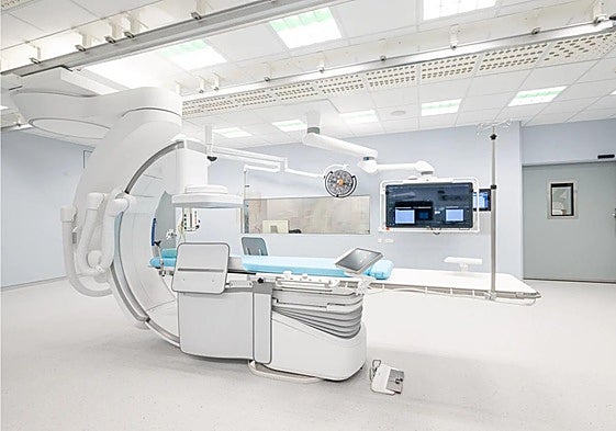 Quirófano híbrido de cardiología intervencionista y cirugía cardiovascular de Policlínica Gipuzkoa.