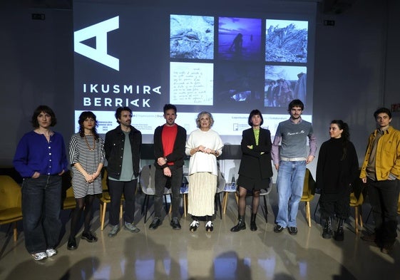 Acto de Ikusmira Berriak este viernes por la mañana en San Sebastián.