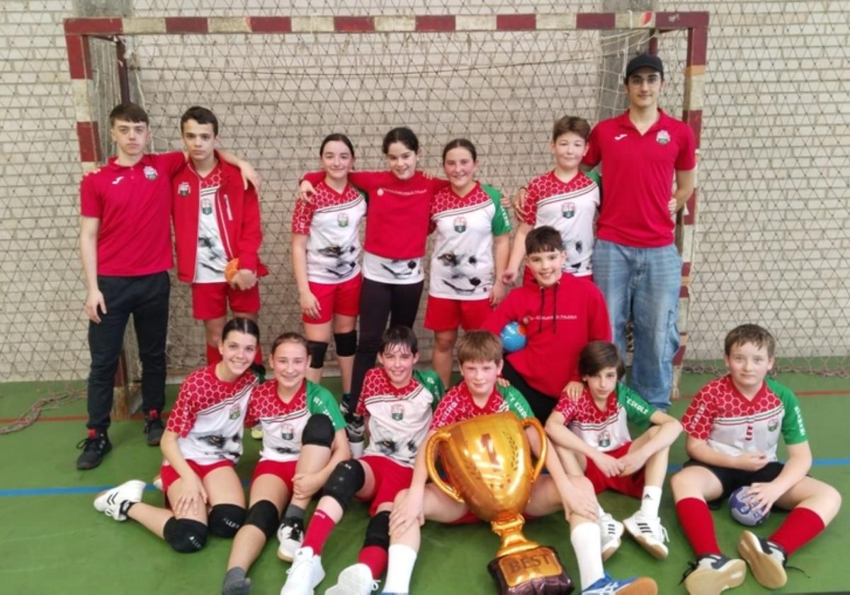 El equipo alevín mixto, mejor conjunto de la categoría en el territorio guipuzcoano