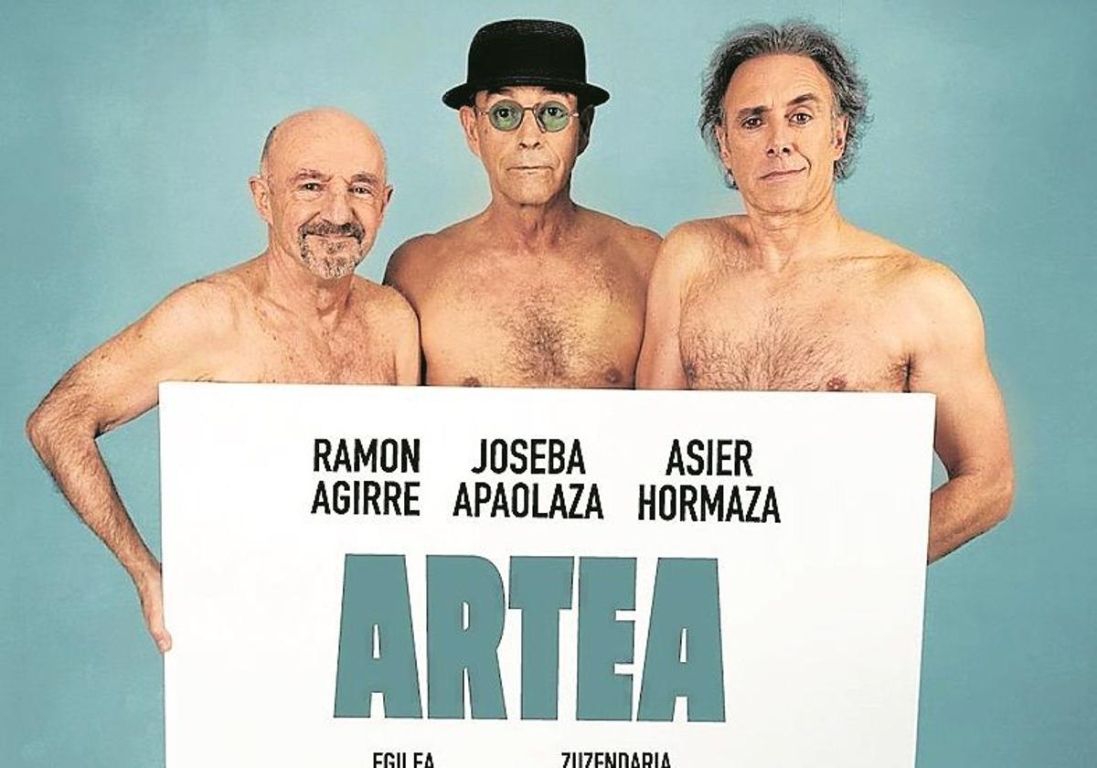Txalo konpainiaren 'Artea' komedia, ostiralean Herriko Antzokian