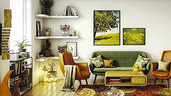 Tendencias de decoración 2025: colores terrosos, materiales naturales y estilo Japandi