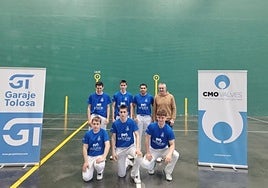 Pasa den asteburuko pilotariak Lazkaon.