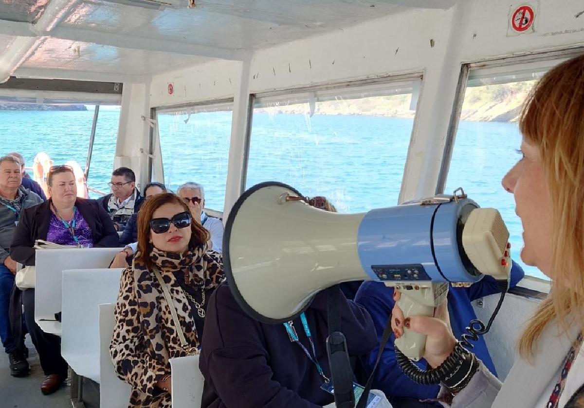 Una misión técnica internacional hizo una escala en la bahía de Pasaia