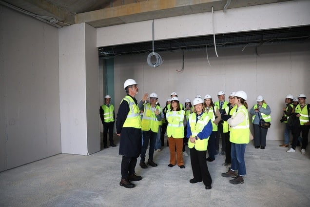 Así avanzan desde dentro las obras del GOe, el nuevo edificio del Basque Culinary Center