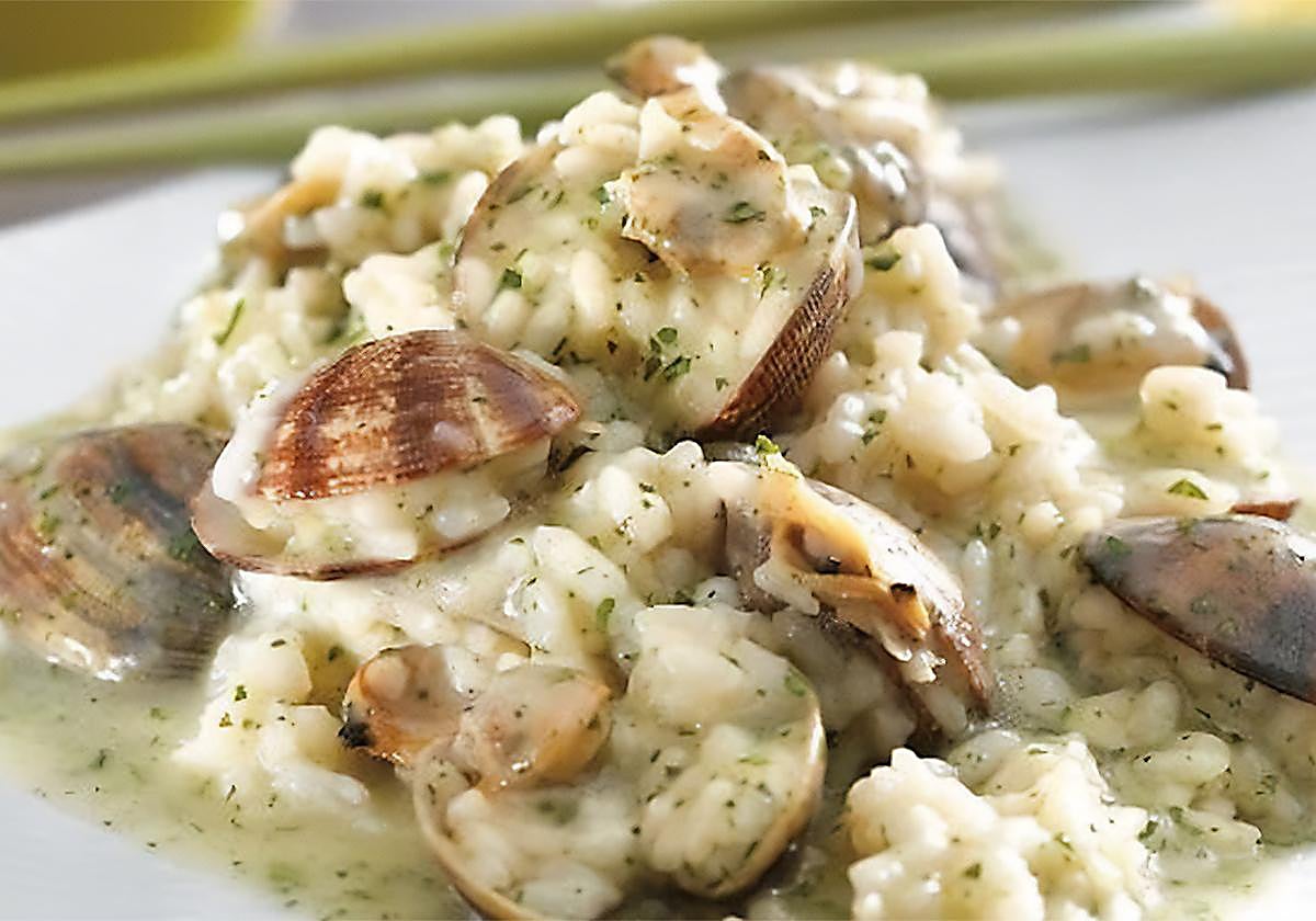 Receta de arroz con almejas de Martín Berasategui