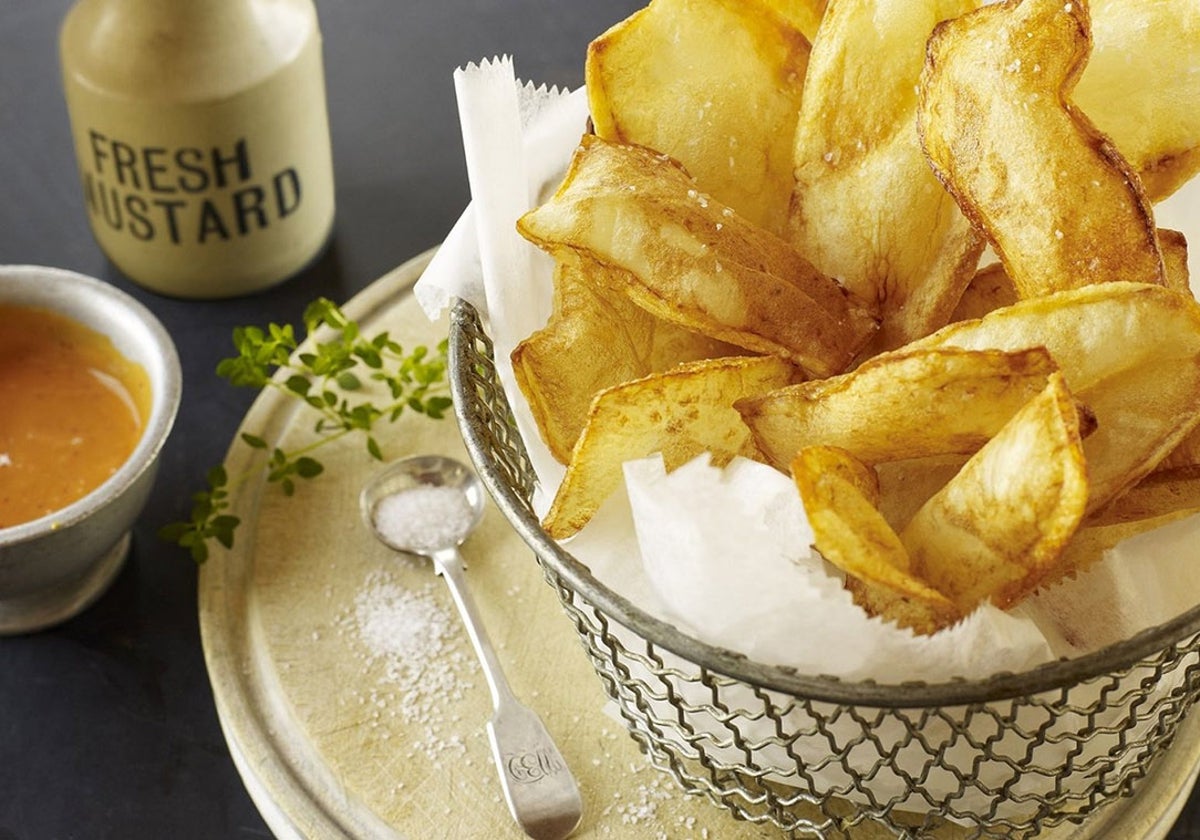 Elegantes y crujientes: así son las patatas suflé
