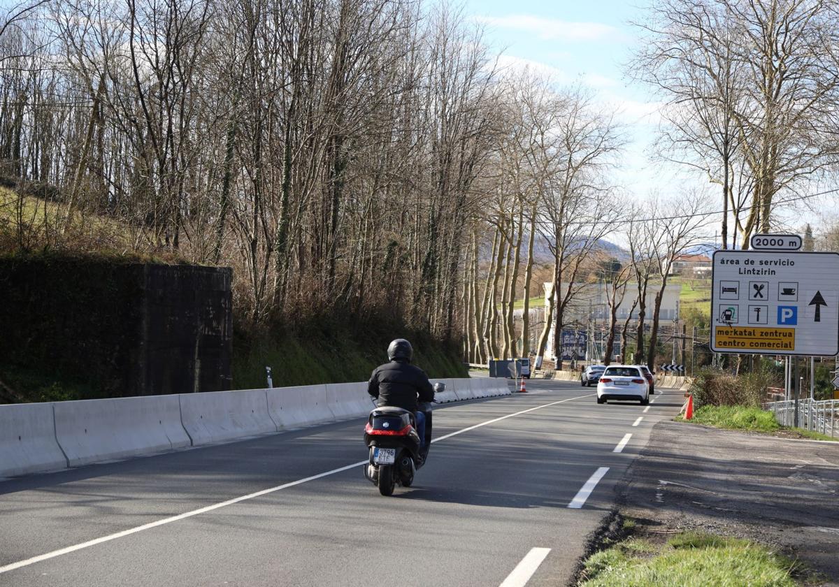 La pasarela provisional sobre la GI-636 en Gaintxurizketa se empezará a instalar en mayo