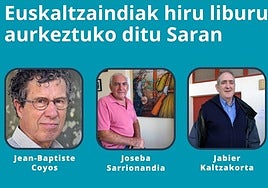 Hiru liburu aurkeztuko ditu Euskaltzaindiak Sarako Idazleen Biltzarrean