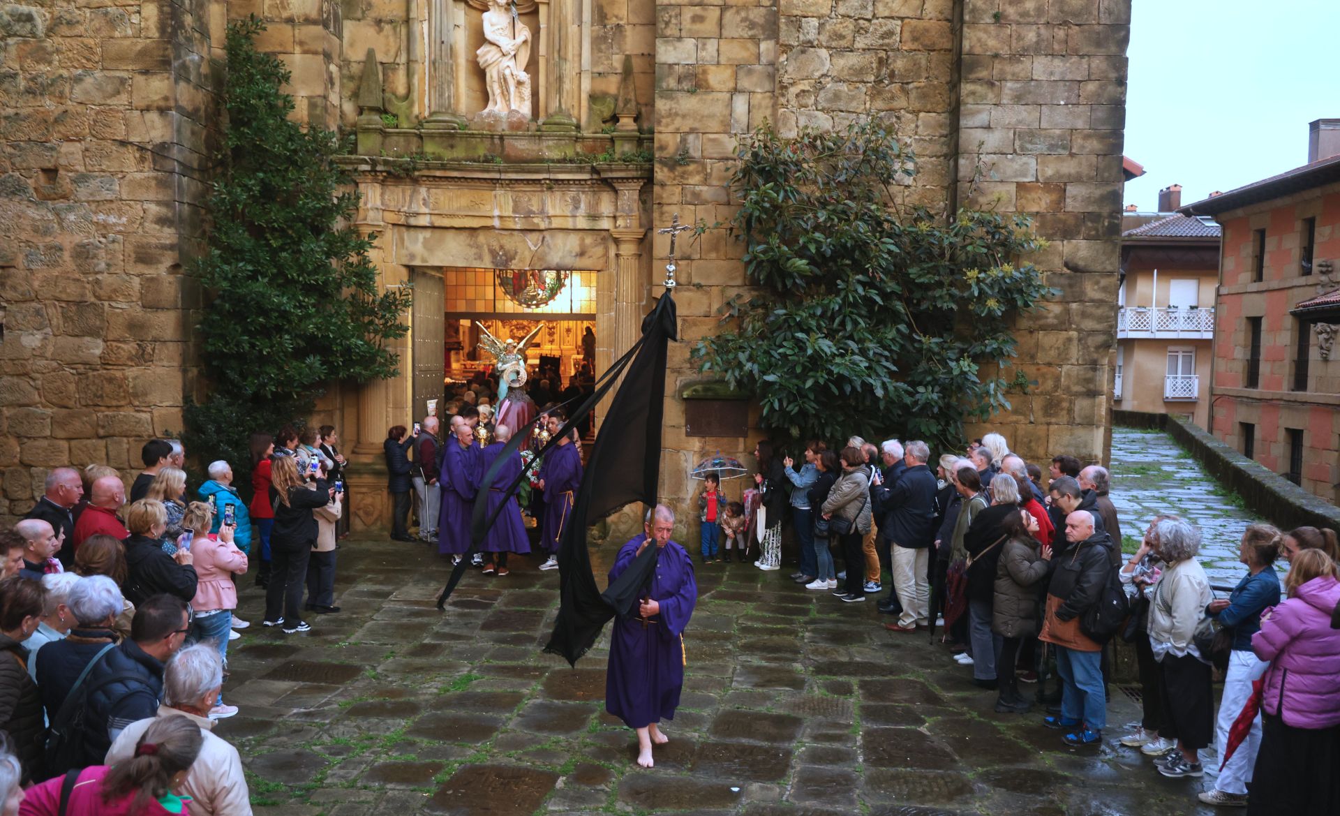 La procesión en Pasai Donibane