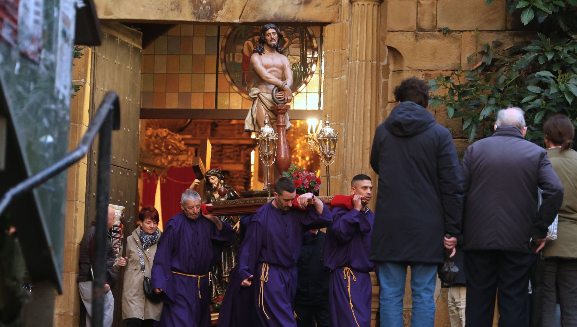 La procesión en Pasai Donibane