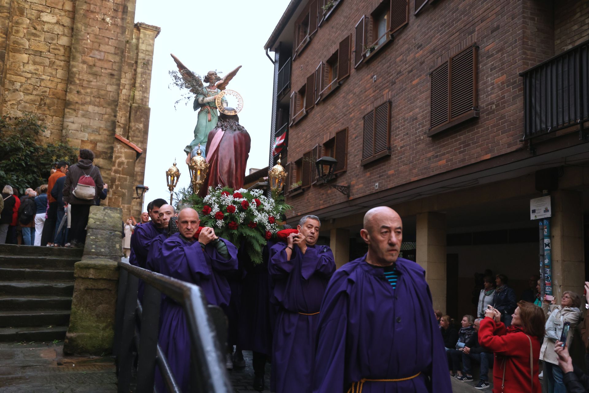 La procesión en Pasai Donibane