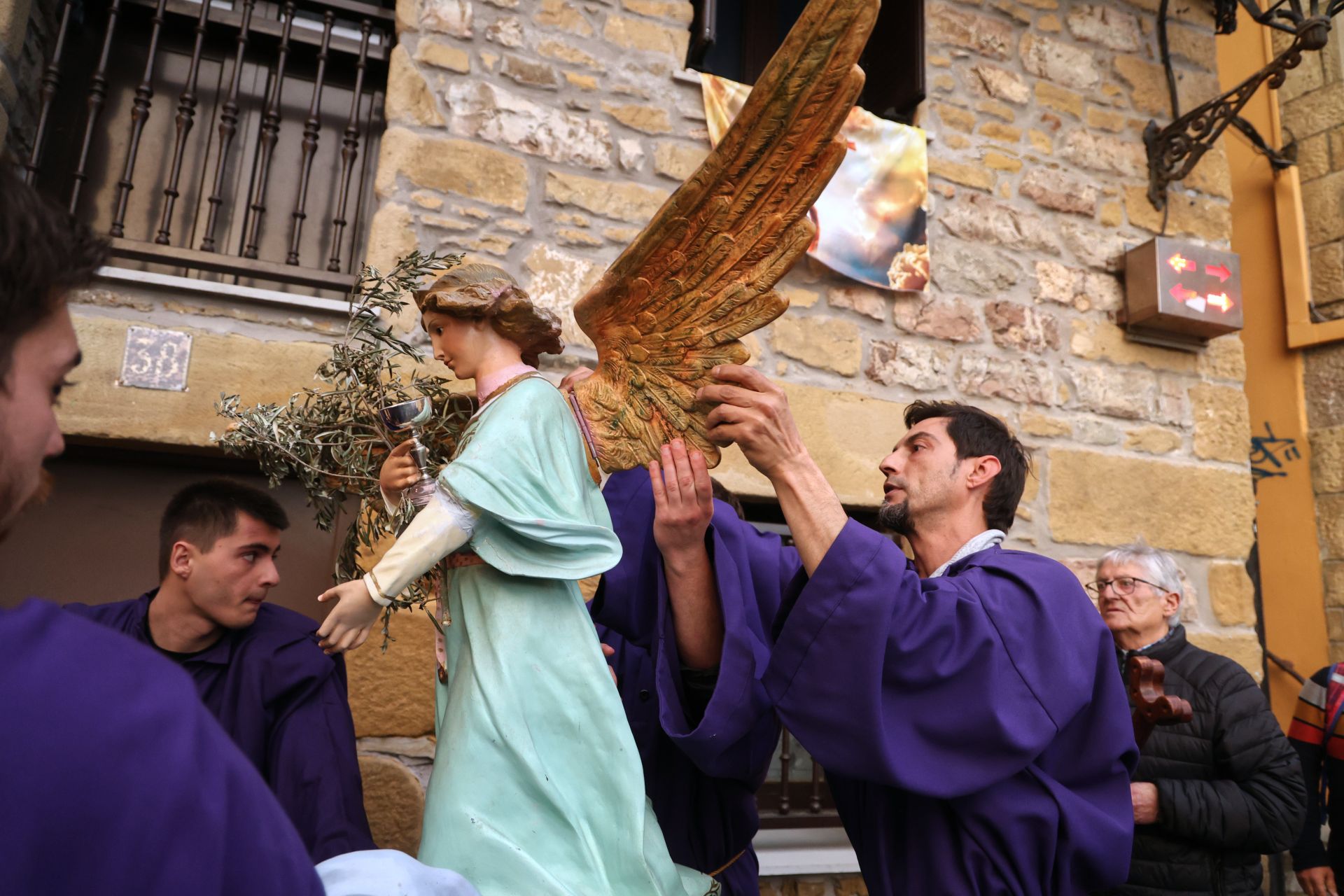 La procesión en Pasai Donibane