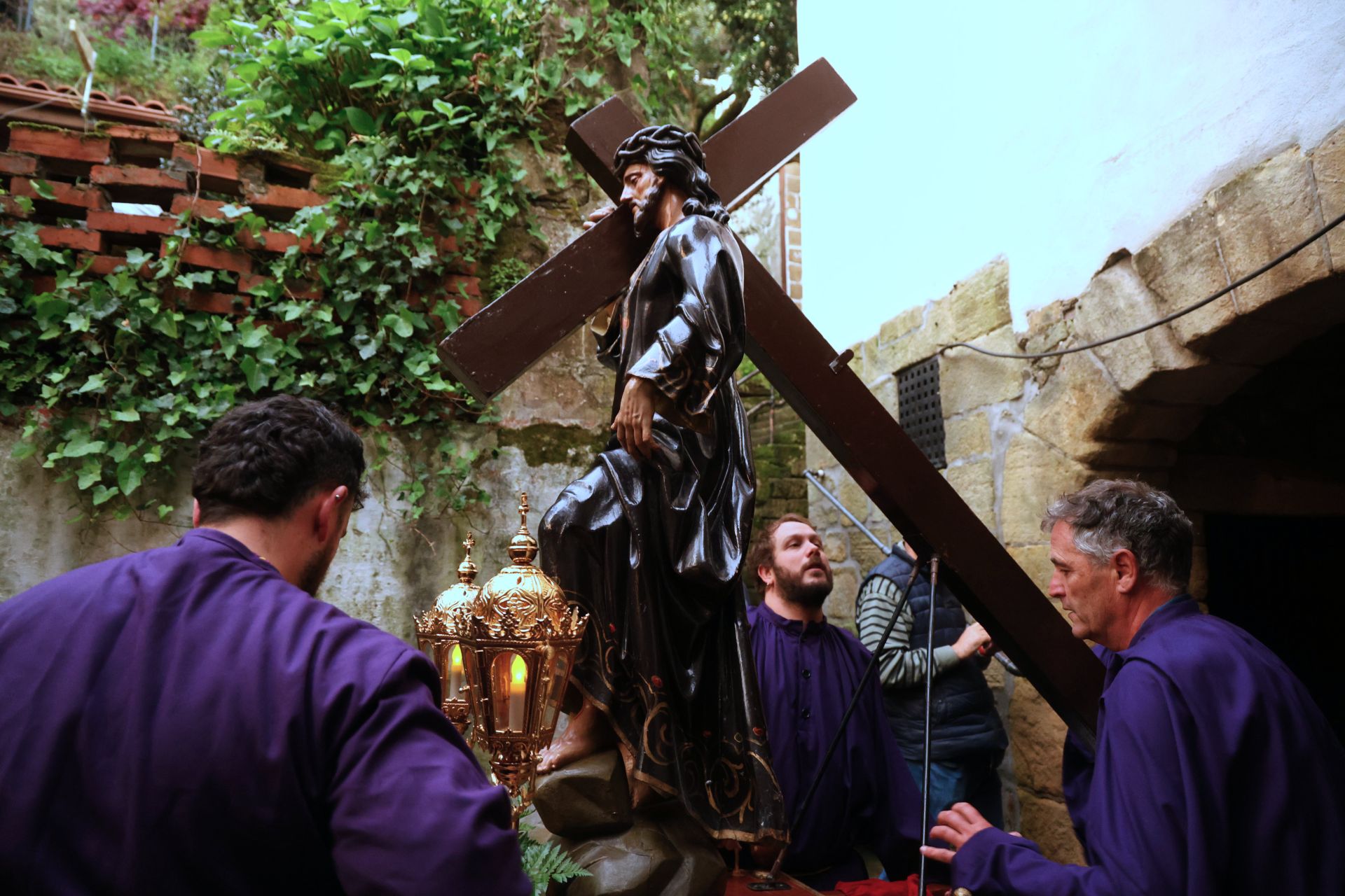 La procesión en Pasai Donibane