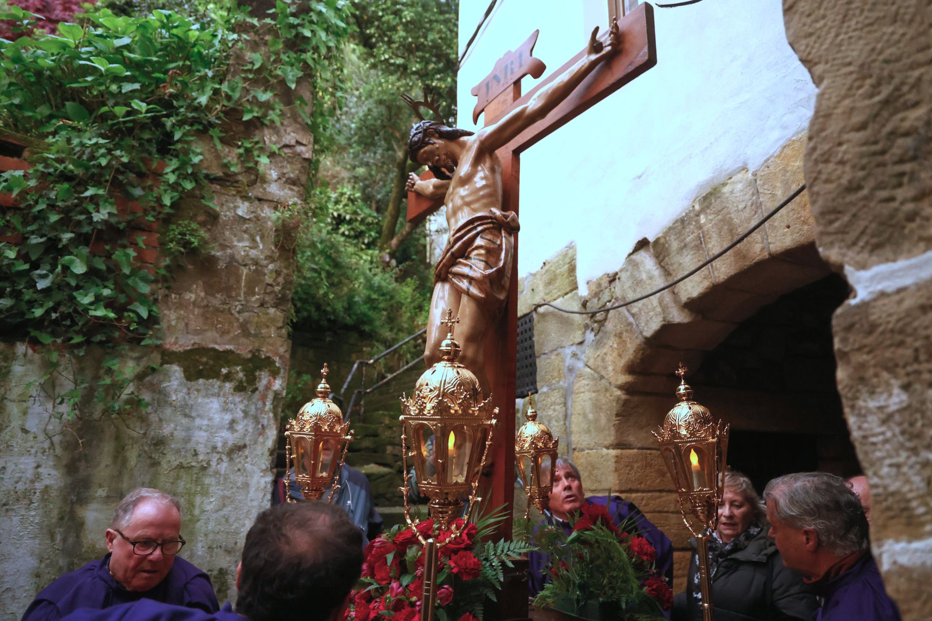La procesión en Pasai Donibane