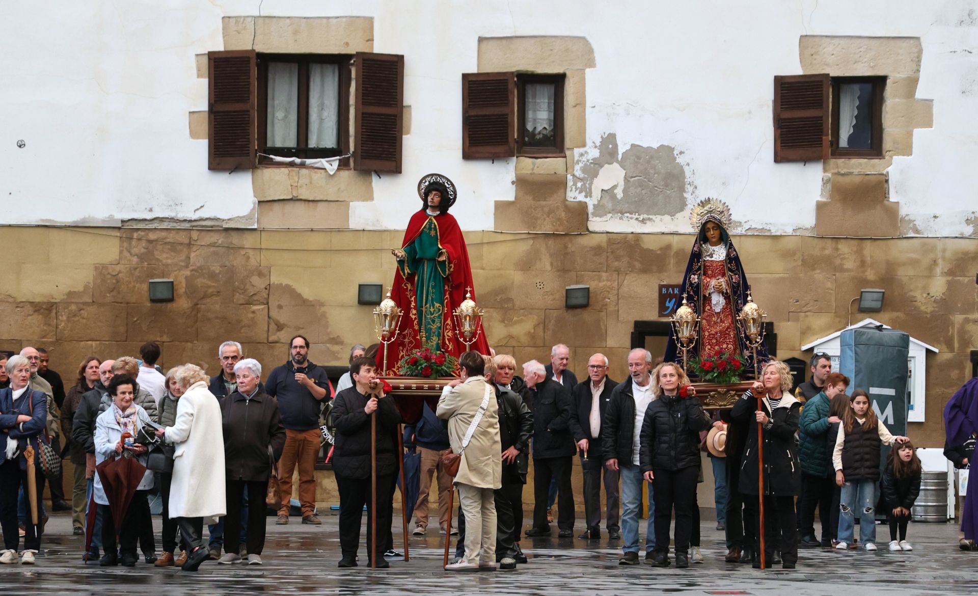 La procesión en Pasai Donibane