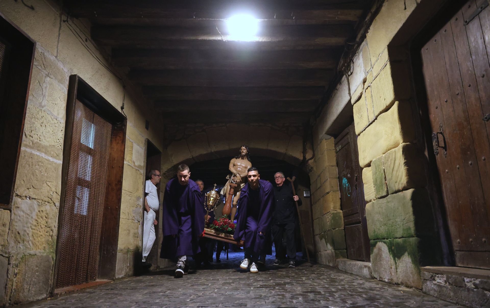 La procesión en Pasai Donibane