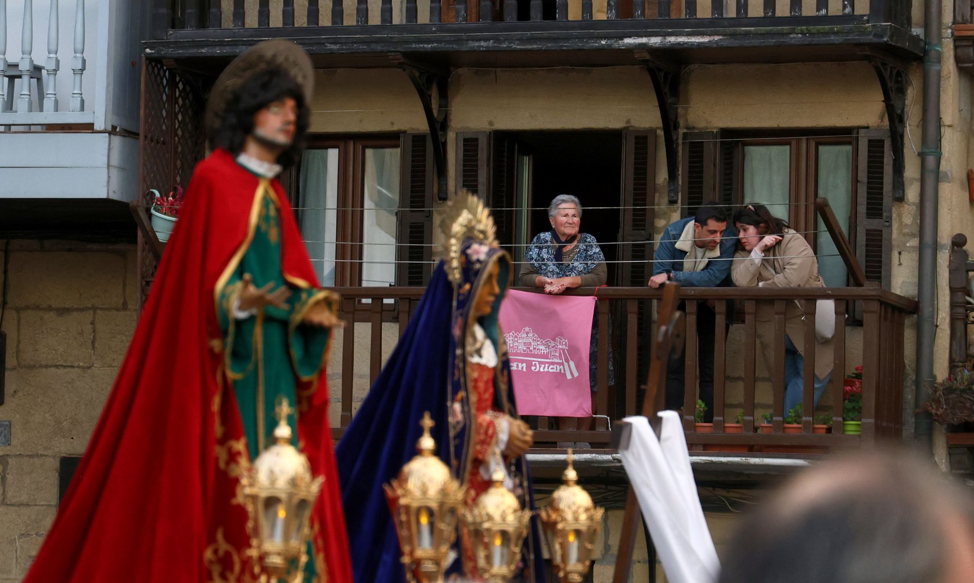 La procesión en Pasai Donibane