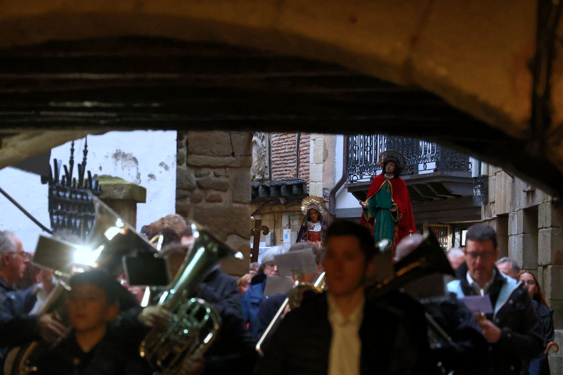 La procesión en Pasai Donibane