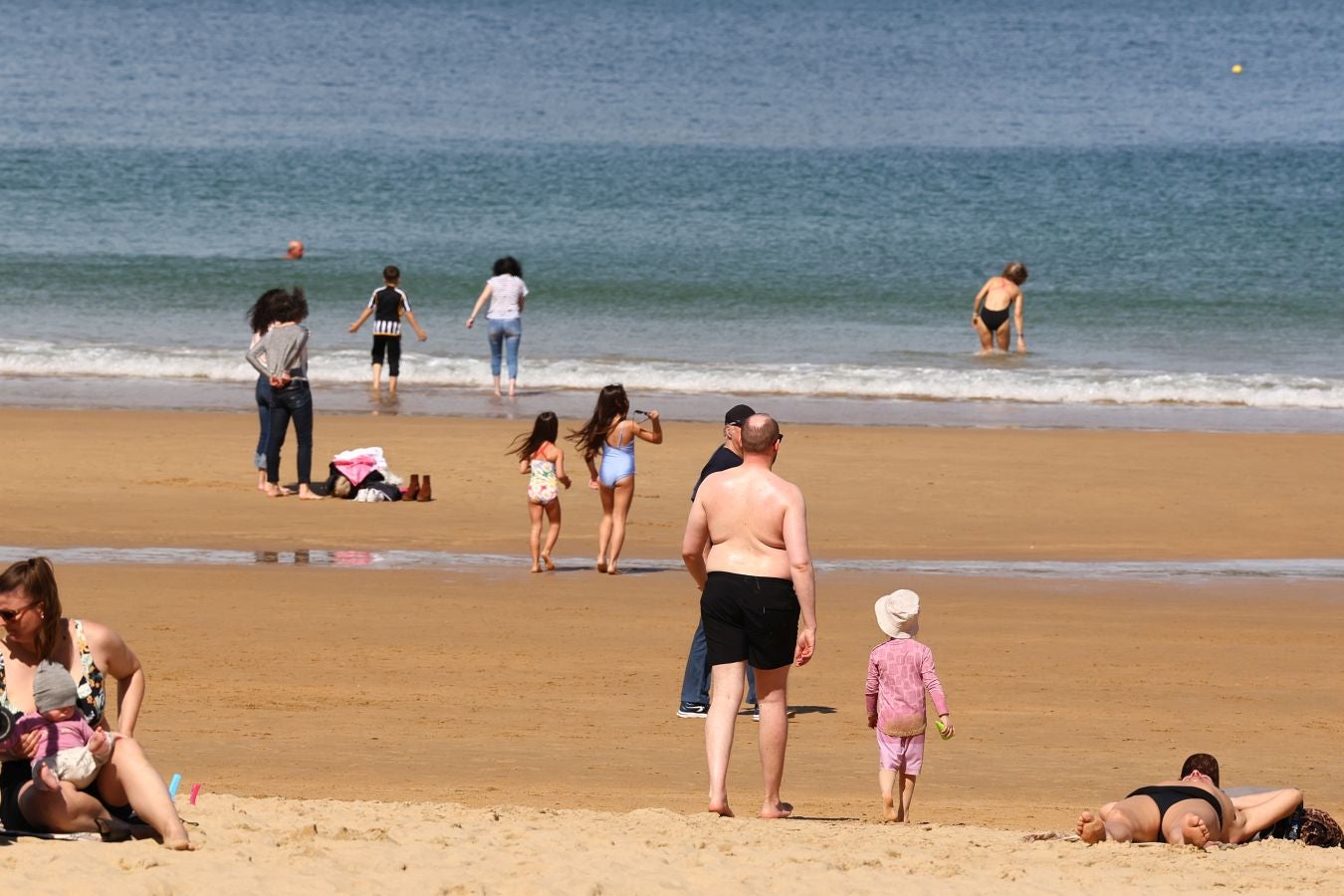 Ni un alfiler en el paseo de La Concha