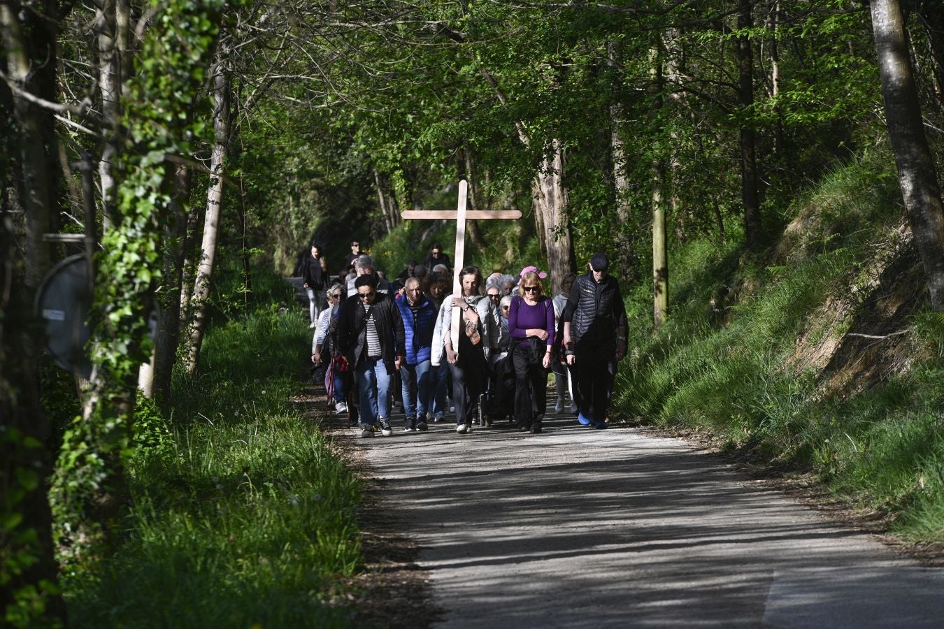 Via Crucis al monte Santa Bárbara de Hernani