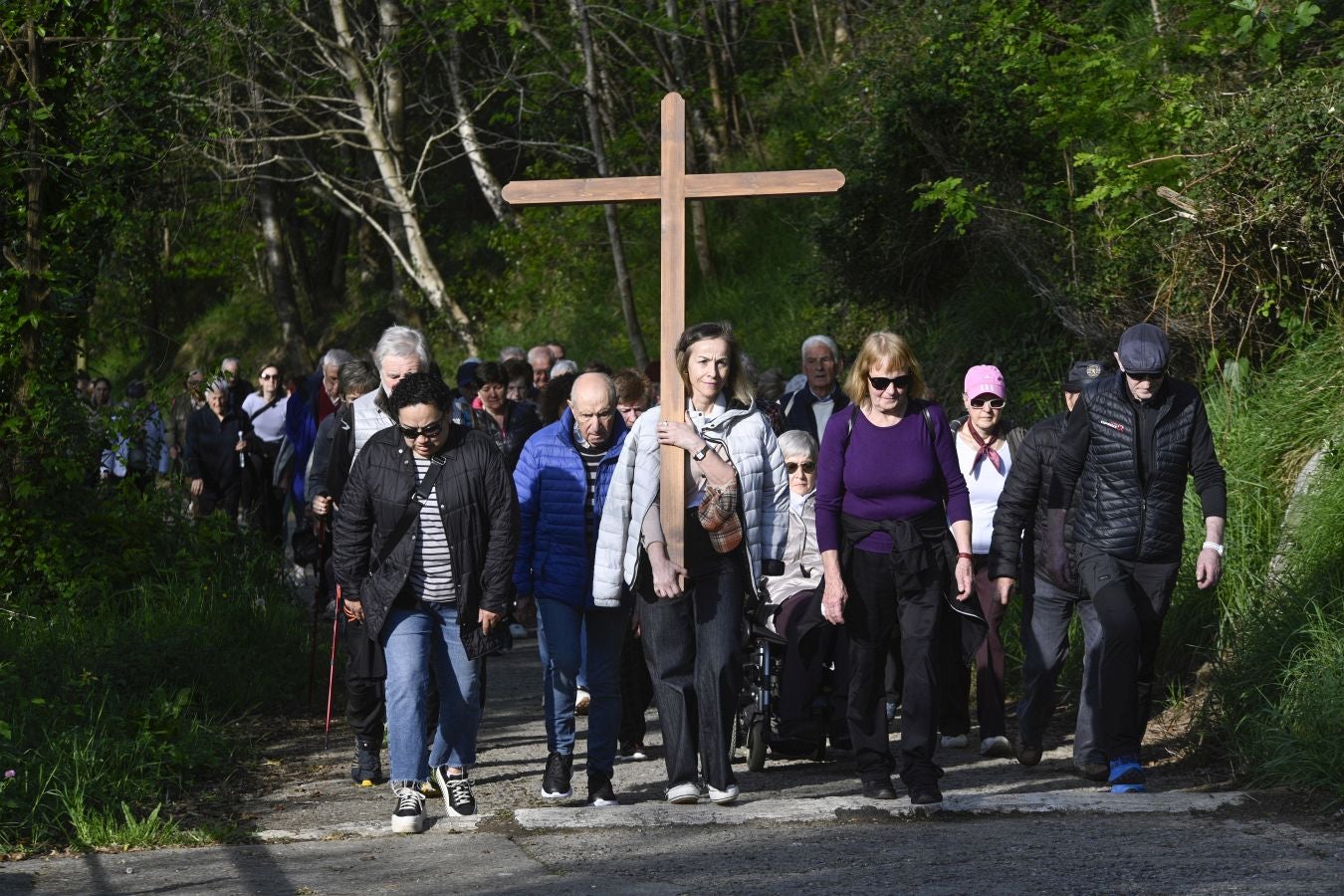 Via Crucis al monte Santa Bárbara de Hernani