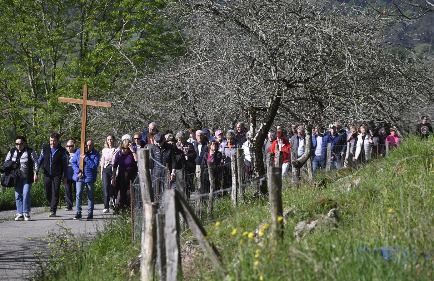 Via Crucis al monte Santa Bárbara de Hernani